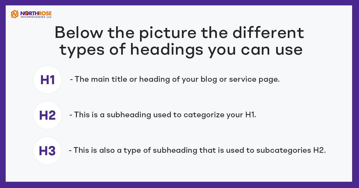 Below the picture the different - infographic 1